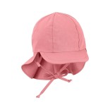 Vaikiška kepurė su kaklo apsauga, vienspalvė Slyvinė 650 1