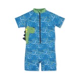 Vientisas vaikiškas maudymosi kostiumėlis Dino Ryški mėlyna 379 1