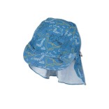 Maudymosi kepurė vaikams su kaklo apsauga Dino Ryški mėlyna 379 1