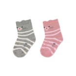 Frotinės ropojio kojinės Katinėliai, 2 poros Sidabrinė pilka 545 1