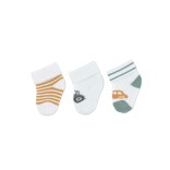 Frotinės kojinės kūdikiams Auto 3 poros Skaisti balta 500 1