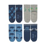 Medvilninės vaikiškos kojinės Gyvūnai,   7 poros Tamsiai mėlyna 300 4