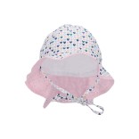 Vaikiška kepurė su kaklo apsauga  Širdelės Skaisti balta 500 4