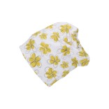 Vienguba vaikiška trikotažinė kepurė Geltonos gėlės Skaisti balta 500 1