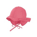 Vienspalvė vaikiška kepurė su kaklo apsauga Prigesinta rožinė 835 1