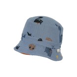  	Vasarinė kepurė vaikams - panama, muslino medžiaga "Dino" 4