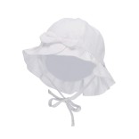 Skrybėlaitė vaikams su raišteliais  Kaspinėlis Skaisti balta 500 1