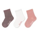 Plonos bambuko pluo&scaron;to kojinės vaikams, 3 poros (18-34 dydžiai) &Scaron;velniai violetinė 600 1