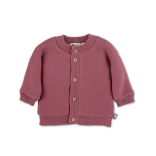 Vaikiškas megztinis su sagutėmis, rožinis Tamsiai rausva 737 1