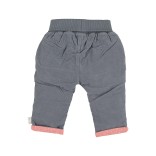 Kelnės mergaitėms Pilkos velvetinės 68-92cm., augančios su vaiku Agato pilka 566 2