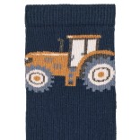 Neslystančios kojinės vaikams guminiu paduku Traktorius, AIR (18-28 dydžiai) Tamsiai mėlyna 300 4