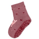 Neslystančios frotinės kojinės vaikams guminiu paduku Stirna, SOFT (18-28 dydžiai) Švelni rožinė 814 1