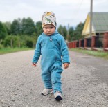 Kombinezonas vaikams, viengubas mikroflysinis Turkio mėlyna 455 8