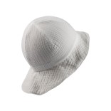 Dvipusė muslino medžiagos kepurė vaikams su kaklo apsauga Švelni kreminė 935 5