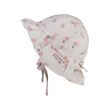 Vasarinė kepurė  - skrybėlaitė kūdikiams ir vaikams Ramunė, muslino medž. Balta 908 3