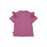 Maudymosi marškinėliai mergaitėms, trumpomis rankovėmis Burbuliukai ( 80-116 dydžiai) Bordo 797 2