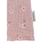 Marškinėliai ir šortukai mergaitėms Gėlytės 56-86cm., muslino medž. Antikinė rausva 749 5