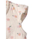Marškinėliai ir šortukai mergaitėms Gėlytės 56-86cm., muslino medž. Balta 908 4