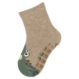 Neslystančios kojinės vaikams guminiu paduku Gyvūnai, ABS, 2 poros (18-26 dydžiai) Žaliai ruda 995 2