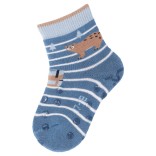 Ropojimo kojinės vaikams Gyvūnai, frotinės, 2 poros (18-22 dydžiai) Šviesiai mėlyna 318 3