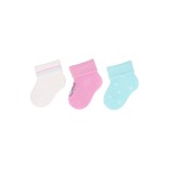 Kojinės kūdikiams dovanų dėžutėje Juostelė, 3 poros (0-4 mėn.) Skaisti balta 500 1