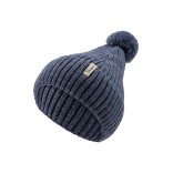 Vaiki&scaron;ka megzta kepurė Bumbulas, vienguba, žieminė Dangi&scaron;kai žydra 365 1