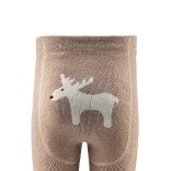 Vaiki&scaron;kos pėdkelnės Elnias, &scaron;iltos, frotinės (68-128 dydžiai) 945 Kreminė 4