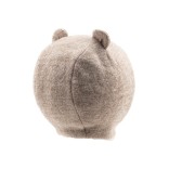 Kepurė - &scaron;almukas kūdikiams, merino vilnos Pilka 542 2