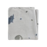 Vaiki&scaron;kas pledas Dino Rexi, pliu&scaron;inis 75x100cm. &Scaron;viesiai mėlyna 318 2