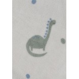 Vaiki&scaron;kas pledas Dino Rexi, pliu&scaron;inis 75x100cm. &Scaron;viesiai mėlyna 318 3