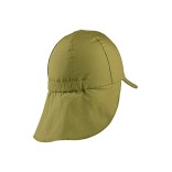 Vasarinė kepurė vaikams su kaklo apsauga ir raišteliais One colour Žalsva 248 5