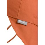 Vasarinė kepurė vaikams su kaklo apsauga ir raišteliais One colour Ruda 865 3