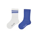 Kojinės iki kelių vaikams COOLMAX®, 2 poros (18-34 dydžiai) Baby blue 304 2