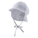 Vasarinė vaiki&scaron;ka kepurėlė &bdquo;Tekstūra&ldquo; su rai&scaron;teliais ir apsauga nuo saulės Skaisti balta 500 1