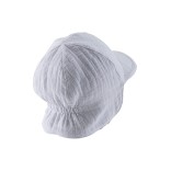 Vasarinė vaiki&scaron;ka kepurėlė &bdquo;Tekstūra&ldquo; su rai&scaron;teliais ir apsauga nuo saulės Skaisti balta 500 2