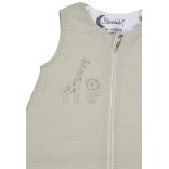 Vaiki&scaron;kas muslino miegmai&scaron;is su kojytėm Safari, 104/110cm., 1 TOG Pastelinė žalia 238 5