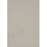 Vaikiška UV 50+ antklodė Safari, su HYDROCOOL® pamušalu, 70x100 cm. Kreminė žalia 502 5
