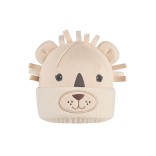 Vaikiška beanie kepurė Liūtukas Švelni kreminė 935 2