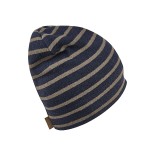 Vienguba beanie kepurė vaikams Dryžiai Tamsiai mėlyna 300 3