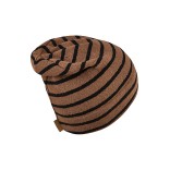 Vienguba beanie kepurė vaikams Dryžiai Kaštoninė 940 3