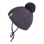 Megzta beanie kepurė kūdikiams Vienspalvė Tamsiai mėlyna 300 3