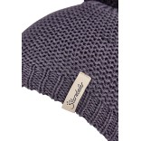 Megzta beanie kepurė kūdikiams Vienspalvė Tamsiai mėlyna 300 4