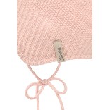 Megzta kepurė kūdikiams Gėlytė Baby pink 731 4