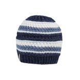 Megzta beanie kepurė kūdikiams ir vaikams Dryžuota Jūros mėlis 306 3