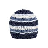 Megzta beanie kepurė kūdikiams ir vaikams Dryžuota Jūros mėlis 306 4