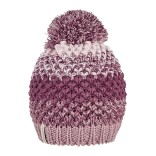 Megzta žieminė kepurė vaikams Pompom Bordo 797 4