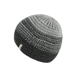 Megzta beanie kepurė vaikams Spalvota Grafito pilka 592 5
