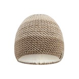 Megzta beanie kepurė vaikams Spalvota Švelni kreminė 935 2