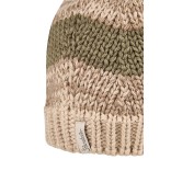 Megzta beanie kepurė su bumbulu Raštas Šokoladinė 985 5