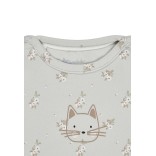 Bodis trumpomis rankovėmis Lilly 50-86 cm. Šviesiai pilka 513 3
